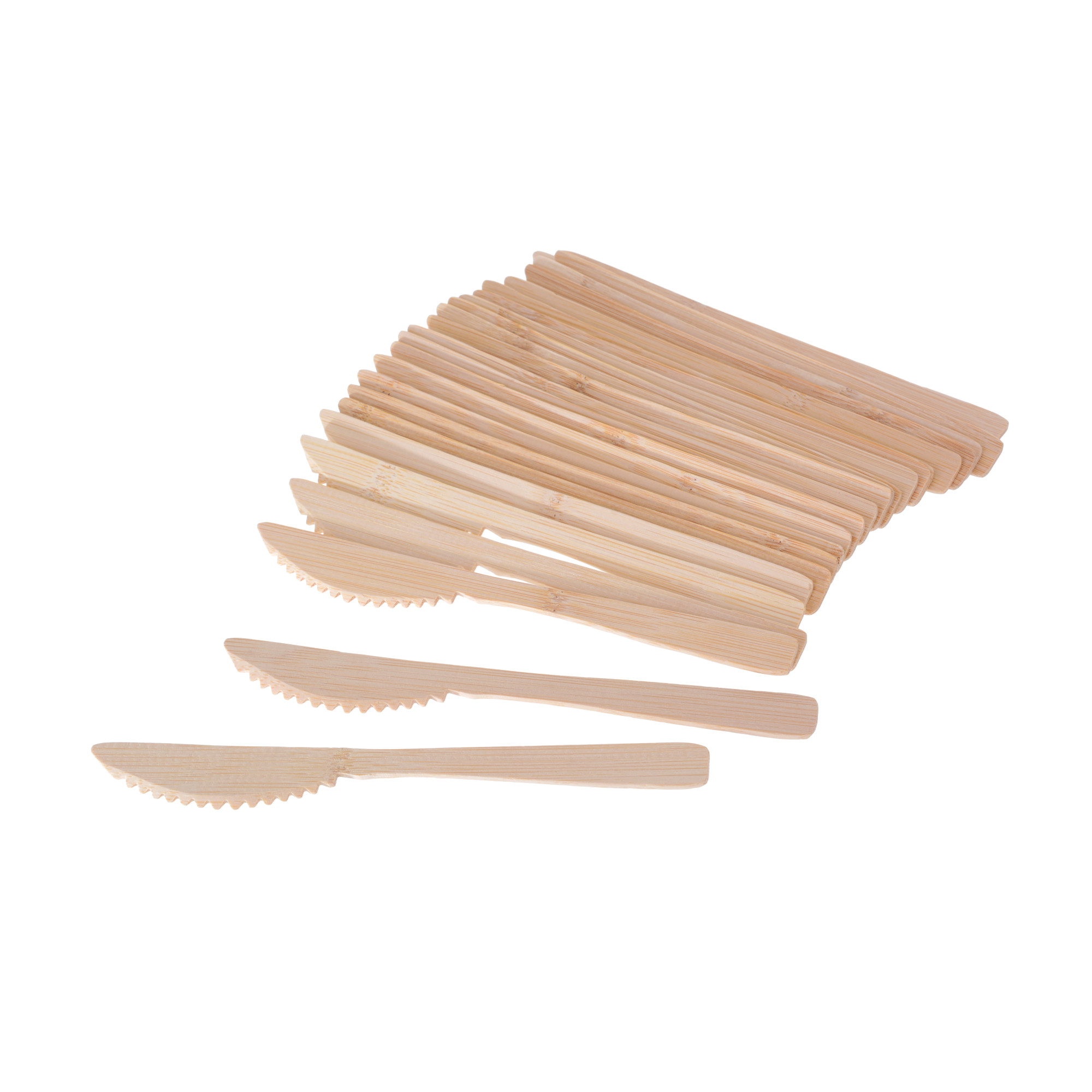 Bambus-Messer Set 25 Stück 16,5 cm