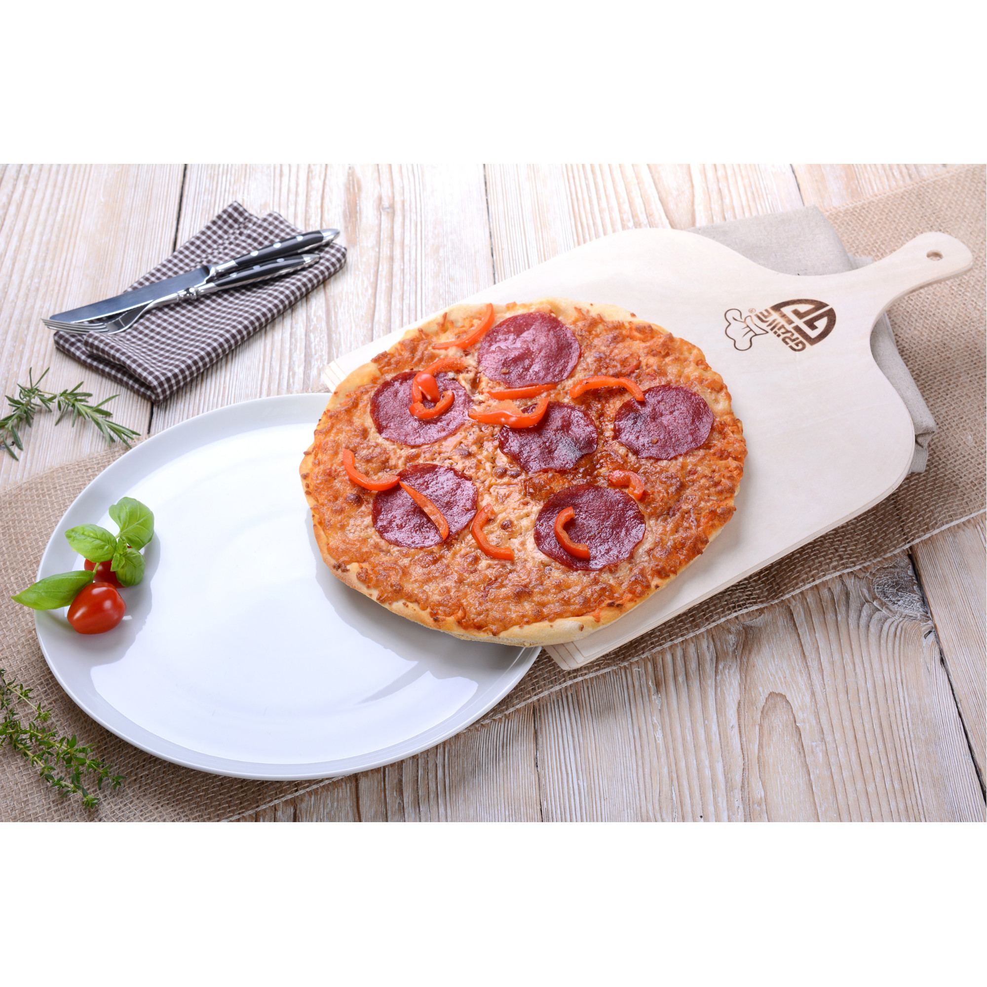 Pizzaschieber aus Sperrholz